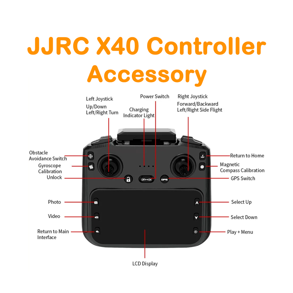 Drone Racing Gate - JJRC X40 GPS โดรนอะไหล่แท้ X40 หน้าจอขนาดใหญ่