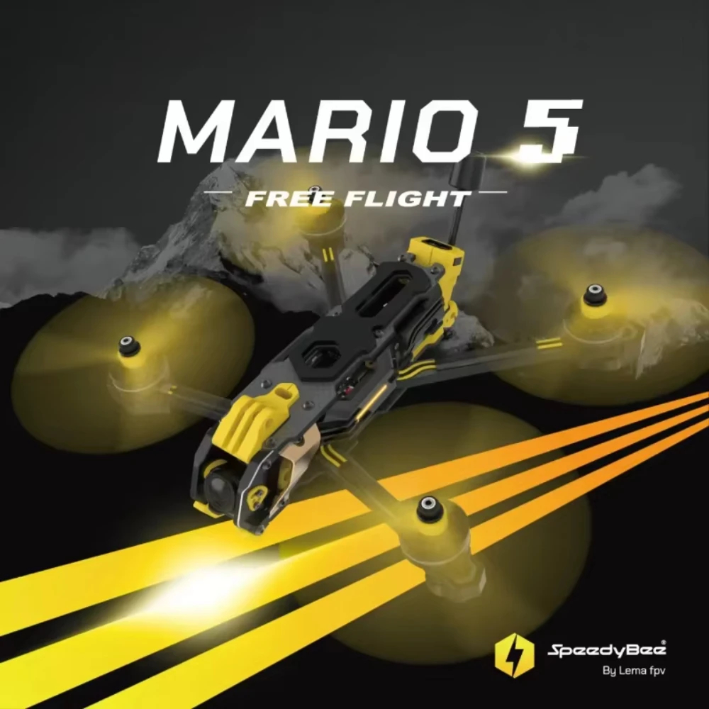 Drone Racing Frame - ชุดเฟรม Speedybee Mario 5 O4 รุ่น