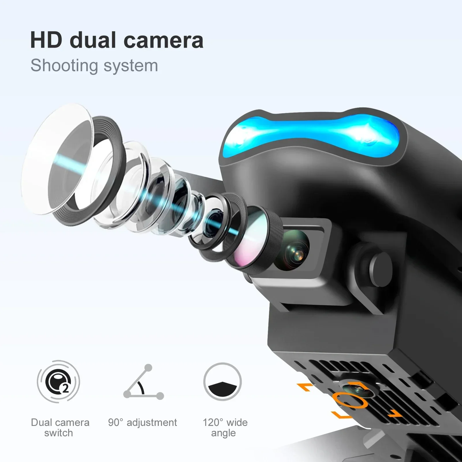 โดรนรุ่นใหม่ E99 Pro HD 4K กล้ - Drone Racing Camera บทวิจารณ์และราคา