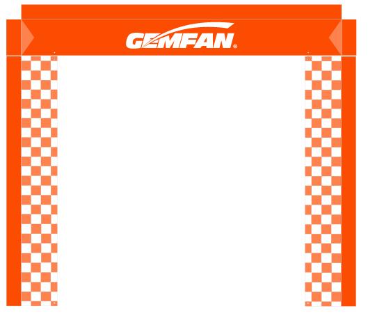 Gemfan152 * 152ซม.5X5FT FPV Ra - Drone Racing Flag บทวิจารณ์และราคา