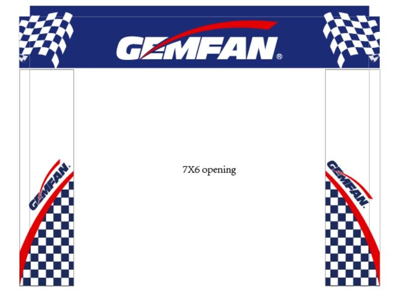 Gemfan 305*236ซม.7X6FT FPV Rac - Drone Racing Gate บทวิจารณ์และราคา